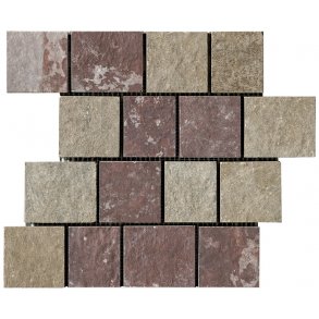 Mosaico pave mix rosso